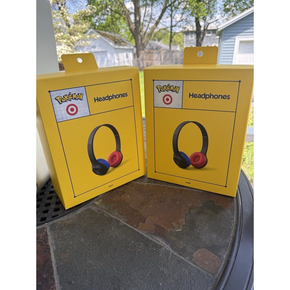 Pokémon Headphones Target Collab Limited Edition Brand New Set Of 2